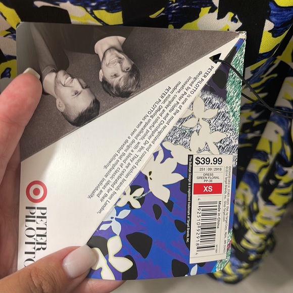 Target PETER PILOTTO for Floral Stripe VIBRANT Print Shift Dress - Picture 5 of 12